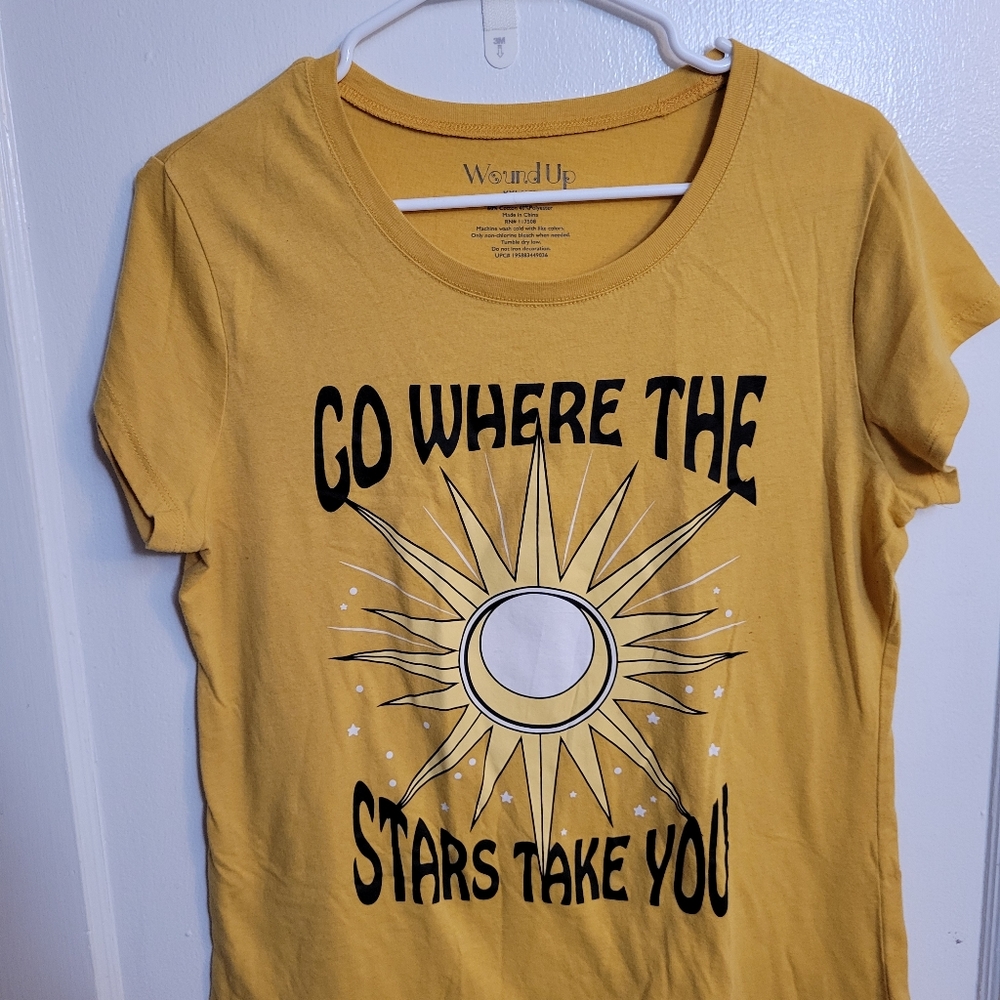 Yellow Graphic Tee